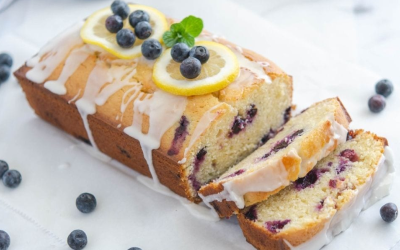 Keto Blueberry Lemon Bread